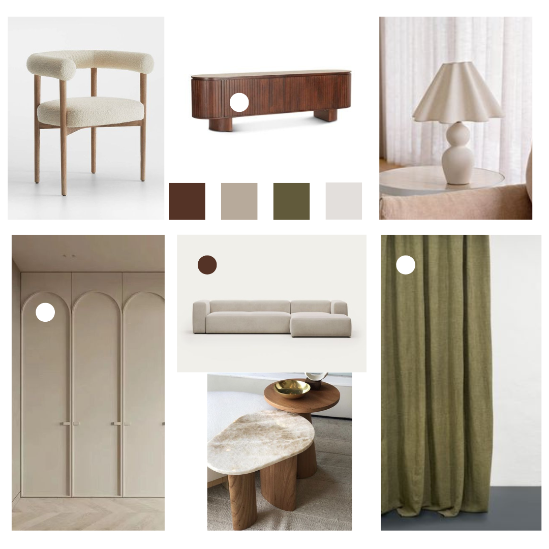 Mood Board uređenje interijera