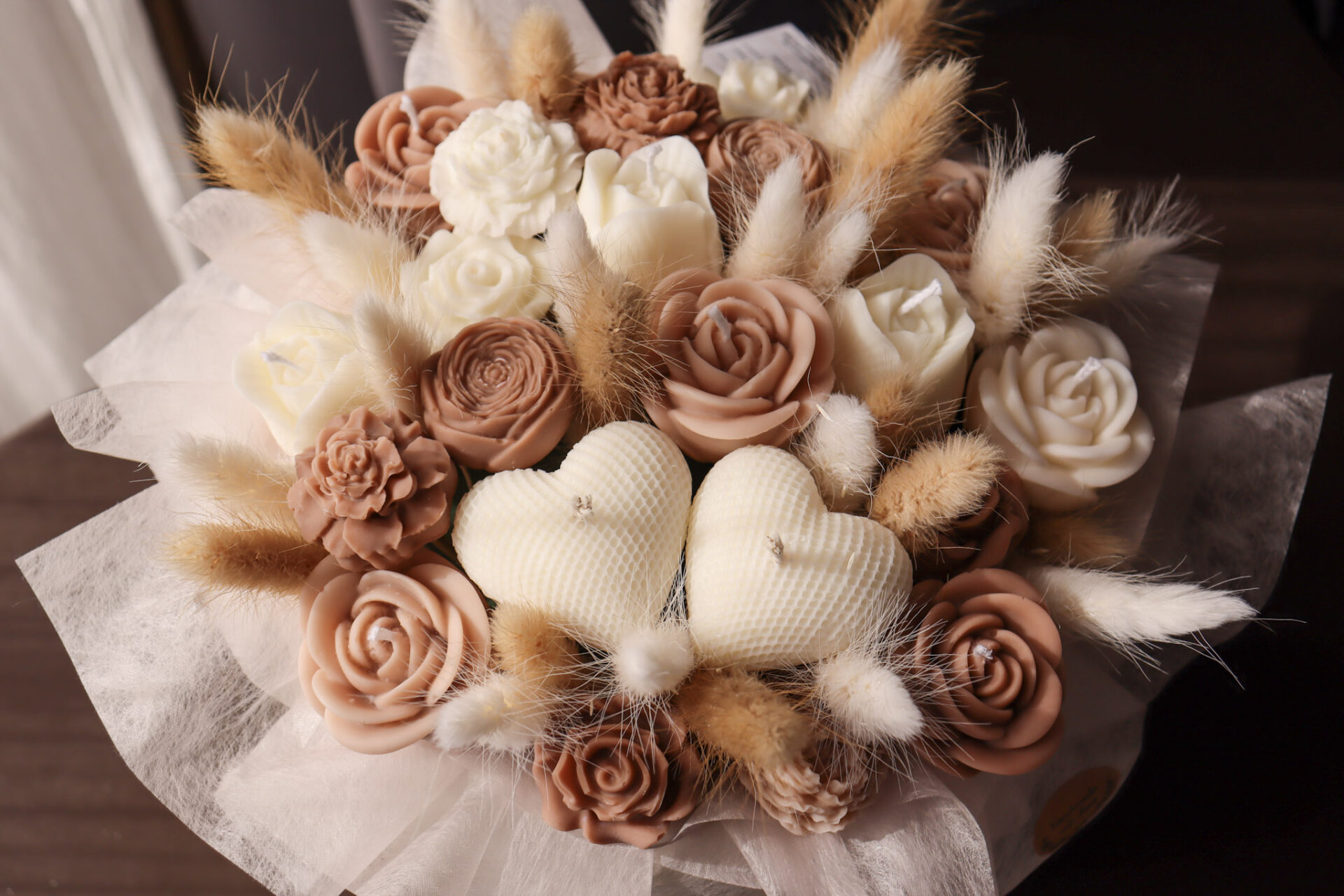 buket (flower box) od mirisnih svijeća