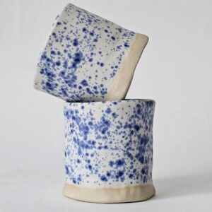 Šalica "Blue splatterware"
