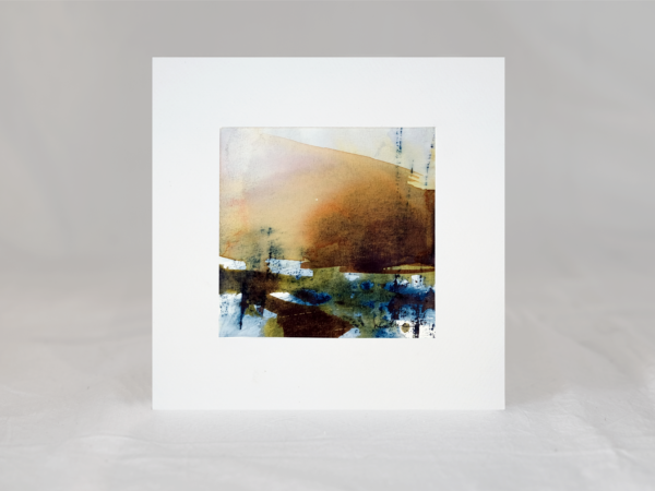 Fragment 03 – originalni akvarel s paspartuom | Studio Aeterra