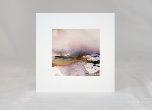 Fragment 05 – originalni akvarel s paspartuom | Studio Aeterra