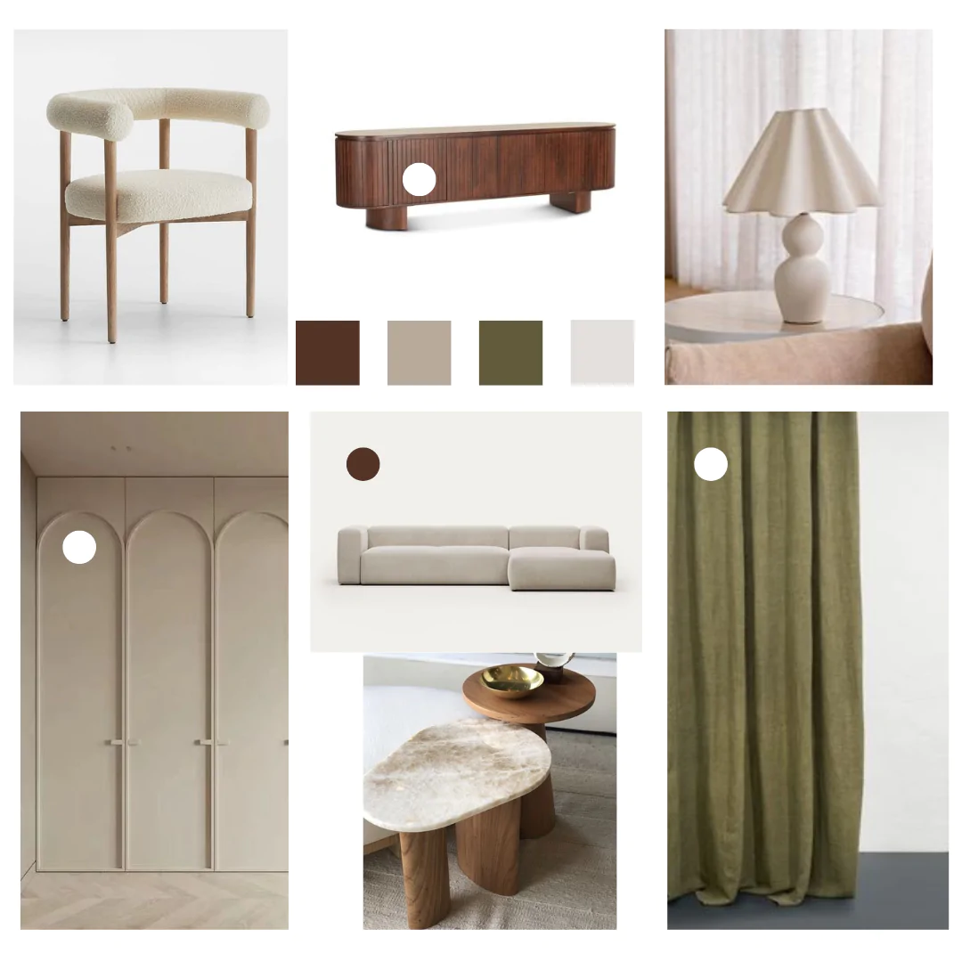 Mood Board uređenje interijera