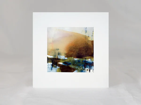 Fragment 03 – originalni akvarel s paspartuom | Studio Aeterra