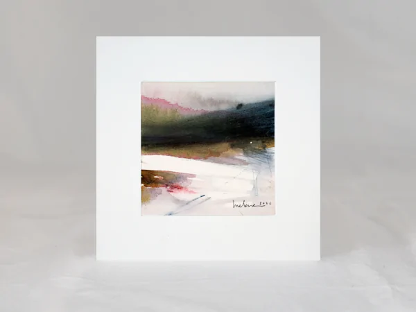 Fragment 04 – originalni akvarel s paspartuom | Studio Aeterra